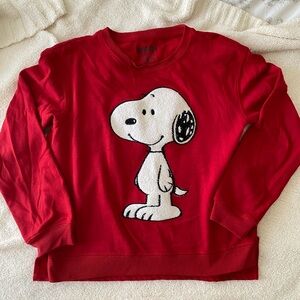 Snoopy Peanuts Red Sweater
